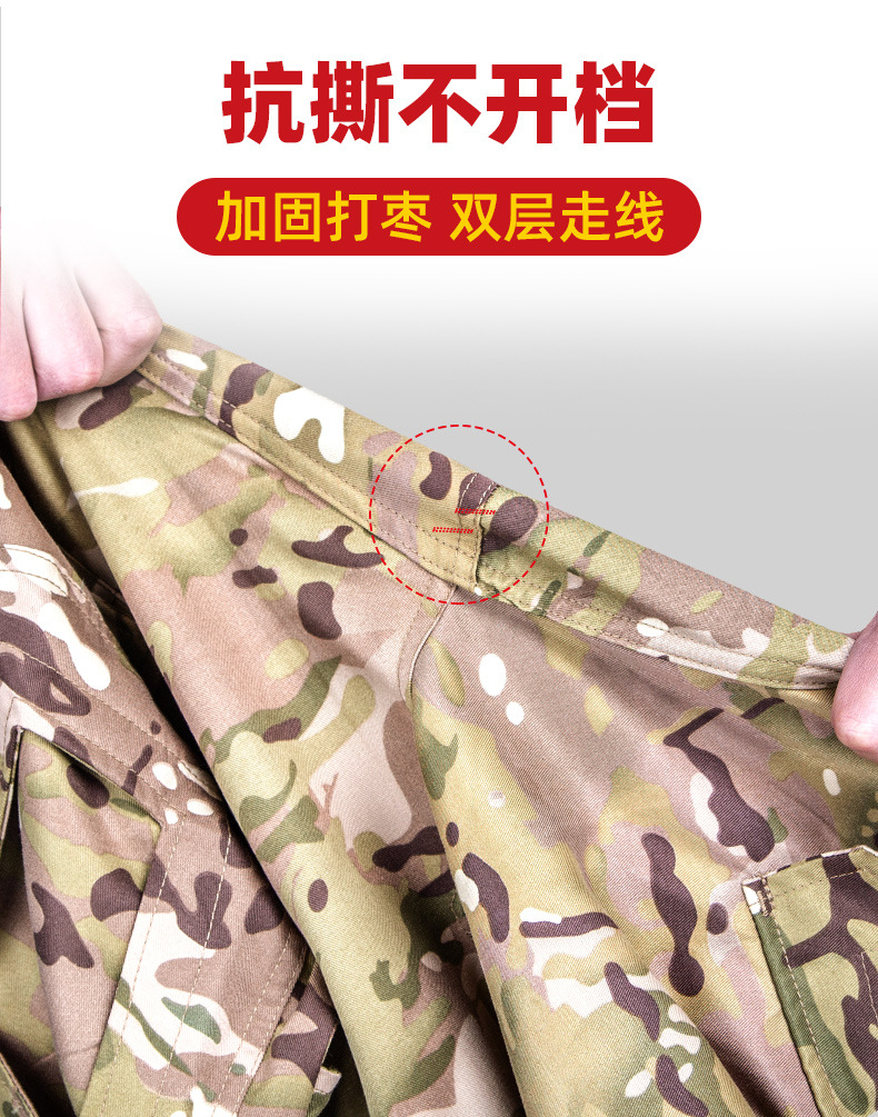 Longju camouflage short-sleeved summer children adult military training summer camp suit H24-2022051601