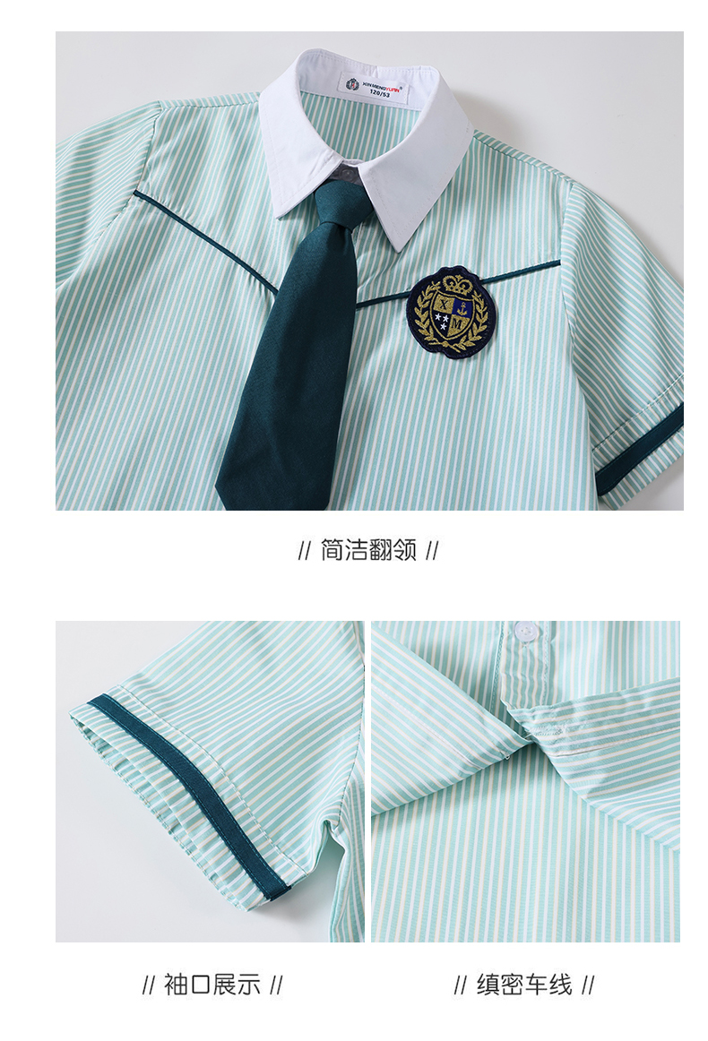 Comfortable and simple lapel British style school uniform suit 215-889