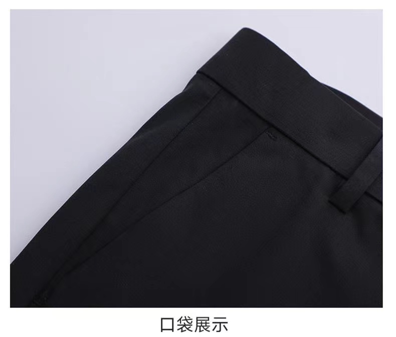 Thin nine-point ice silk suit trousers for men 180-898 ​​trousers