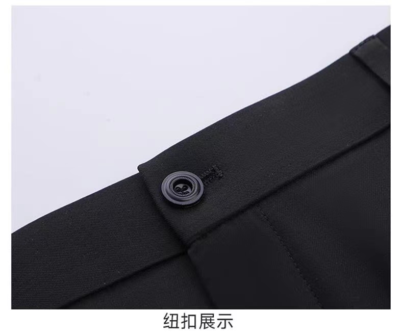 Thin nine-point ice silk suit trousers for men 180-898 ​​trousers