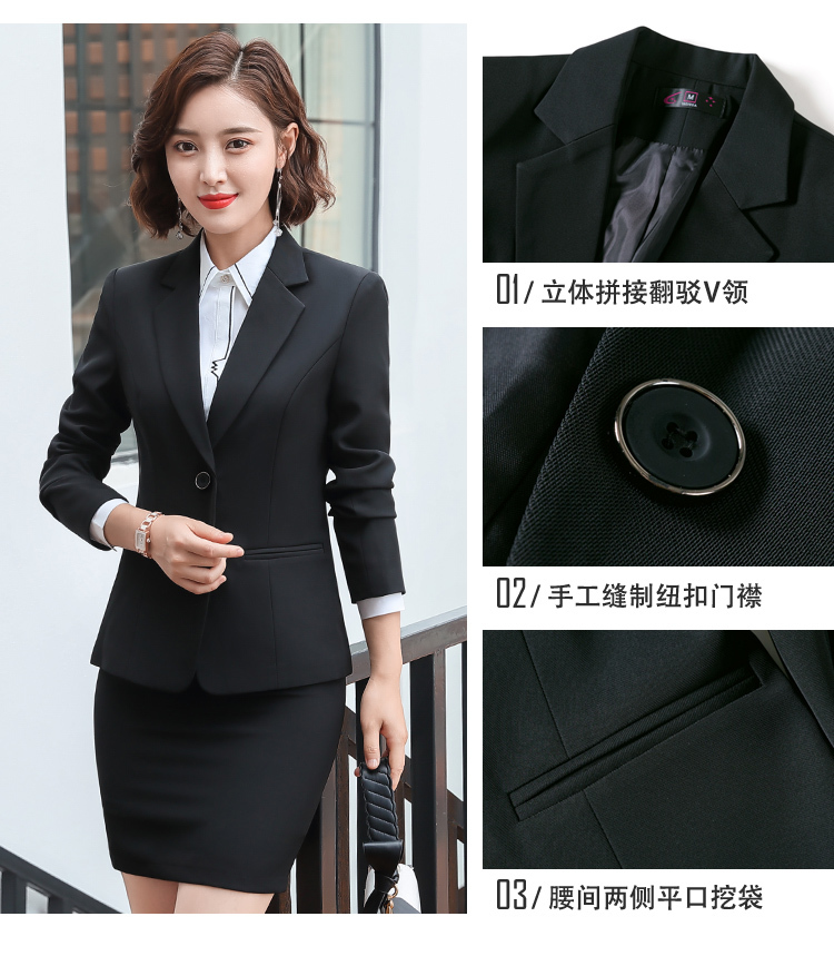 Two-button commuter business suit jacket DY3-1502 jacket