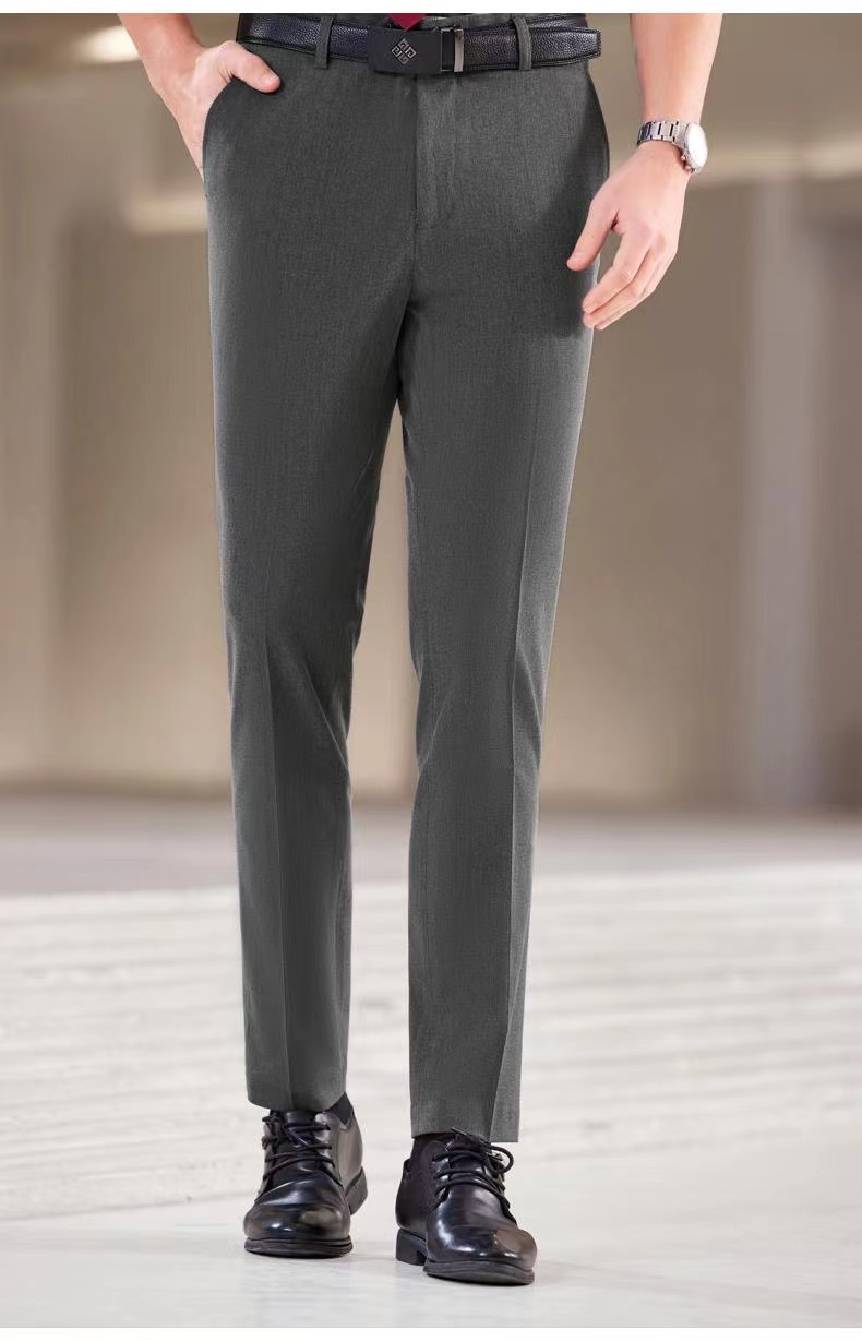 Business professional Tencel suit nine-point pants men 180-8899 trousers