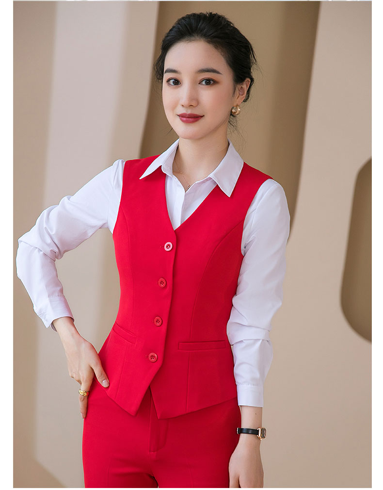 Fashion business commuter slim vest 115-6001 vest