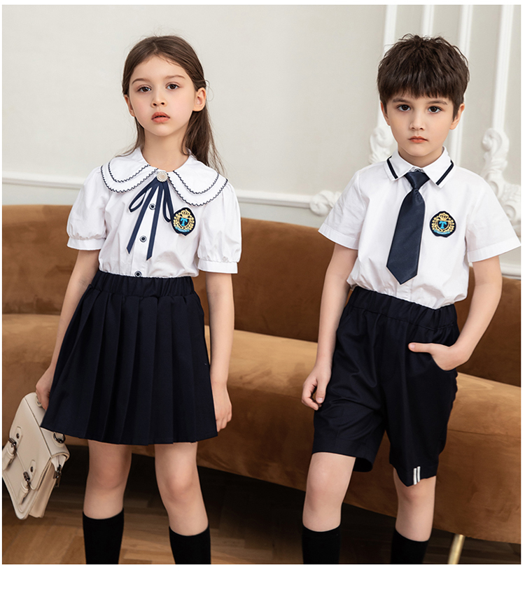 British style summer kindergarten uniforms elementary school uniforms 216-7005