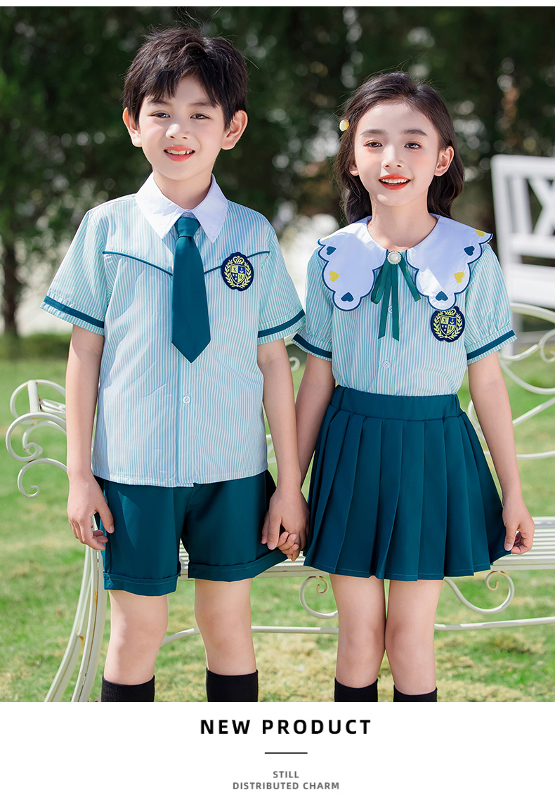 Comfortable and simple lapel British style school uniform suit 215-889