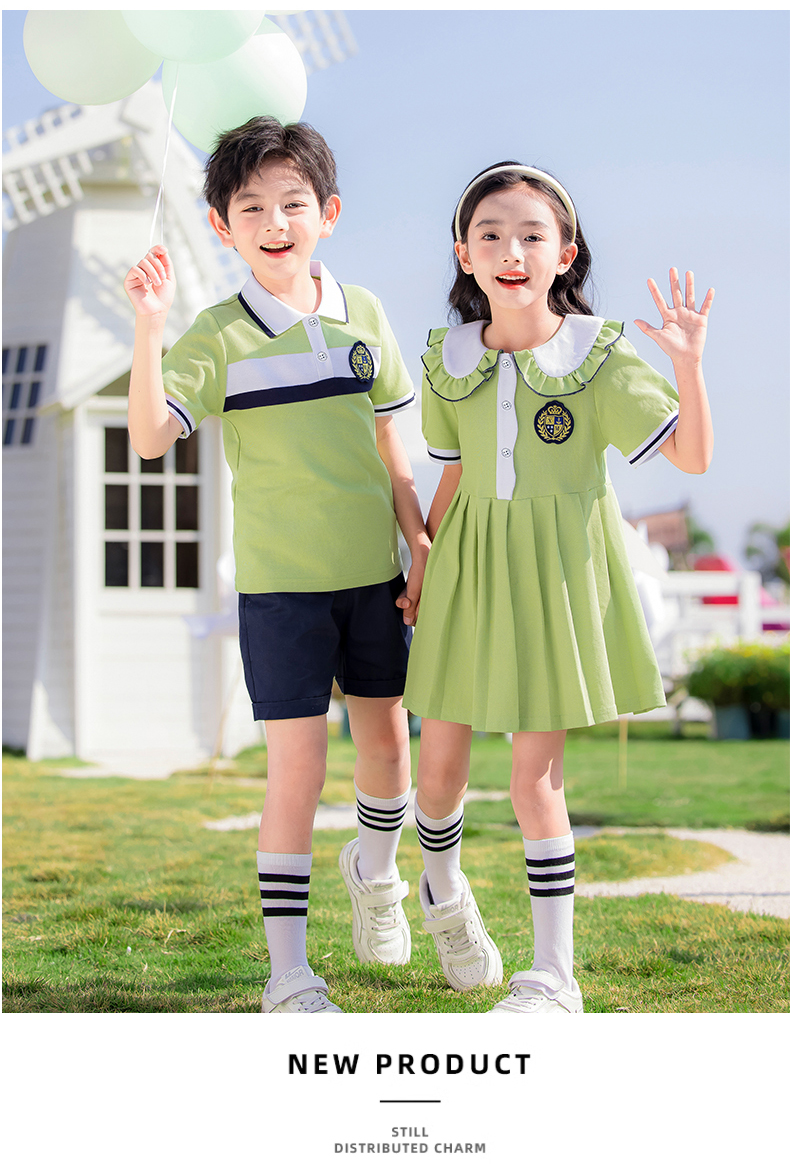 Comfortable campus British style school uniform suit 215-882+912