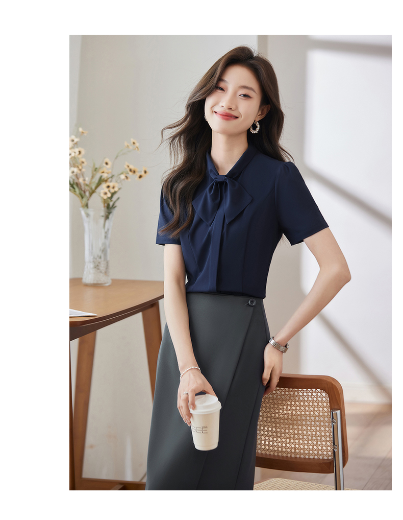 Waist slimming simple fashion skin-friendly commuting skirt DB1-706