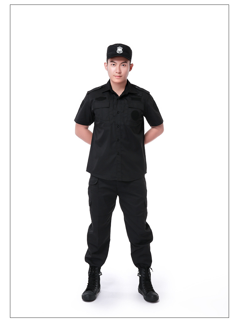 Gongsi Mian security special training uniform short-sleeved top C06-LF-005