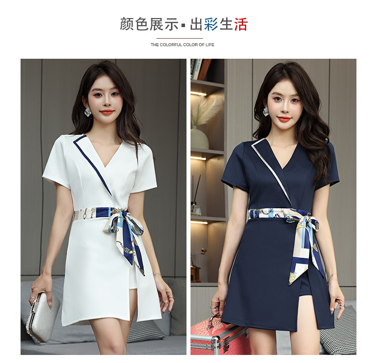 Health cloth spa beauty clothes foot bath massage technician clothes G25-2592-1