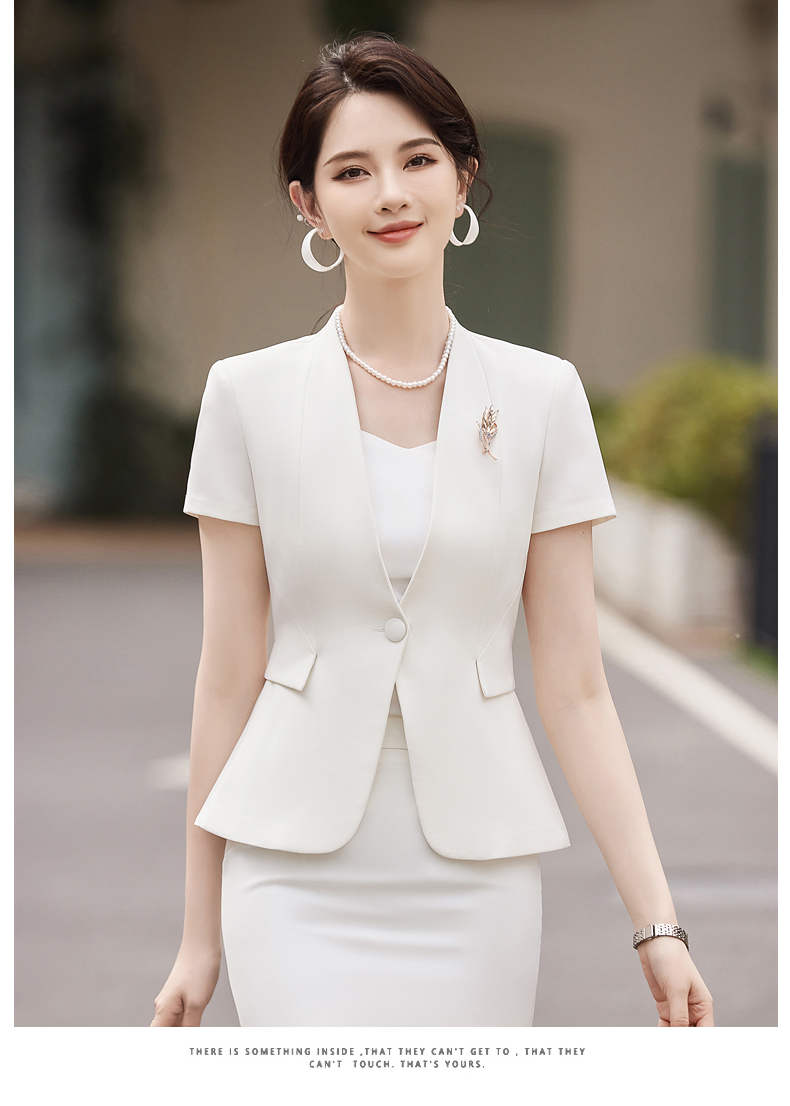 Crisp and stylish slim fit light luxury business fashion professional suit jacket 114-3031