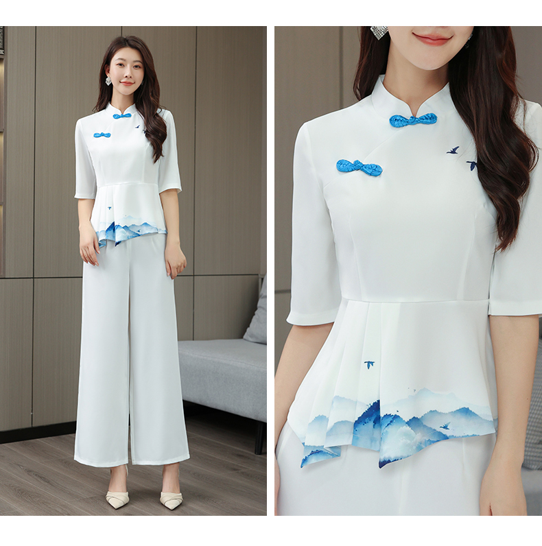 Soft, comfortable and breathable woven hotel clothing G25-3826