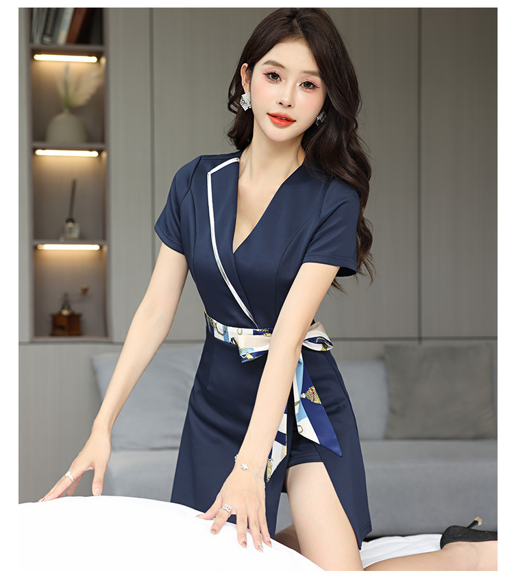 Health cloth spa beauty clothes foot bath massage technician clothes G25-2592-1