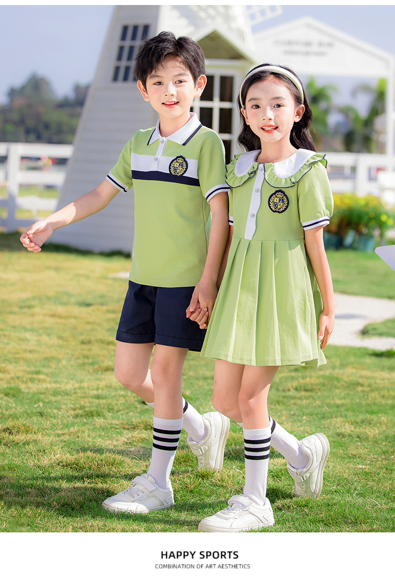 Comfortable campus British style school uniform suit 215-882+912