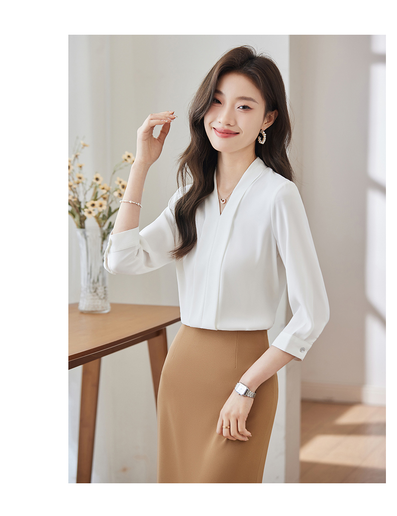 Lightweight, cool, slim, fashionable, commuting long-sleeved shirt DB1-1252 long-sleeved shirt