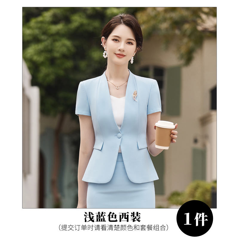 Crisp and stylish slim fit light luxury business fashion professional suit jacket 114-3031