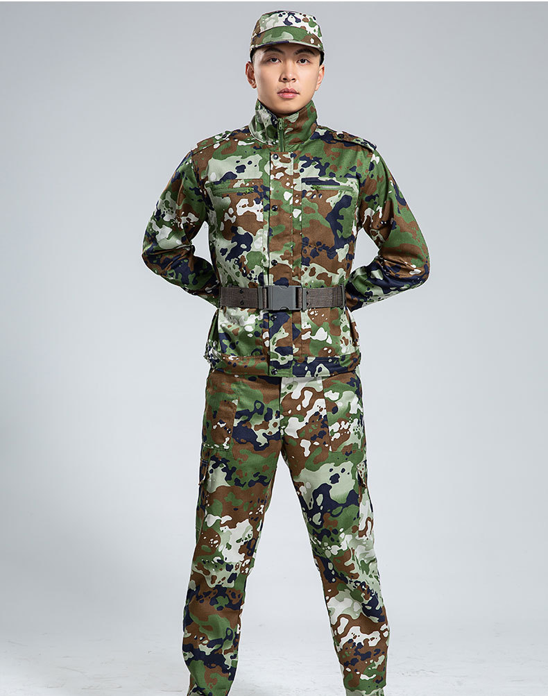 Outdoor development training suit polyester camouflage pants men H24-polyester single pants