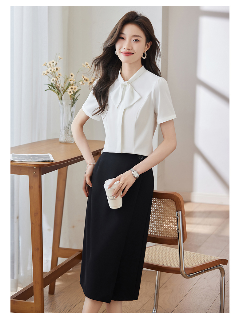 Waist slimming simple fashion skin-friendly commuting skirt DB1-706