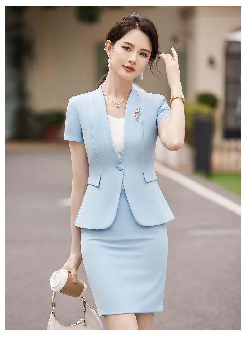 Crisp and stylish slim fit light luxury business fashion professional suit jacket 114-3031