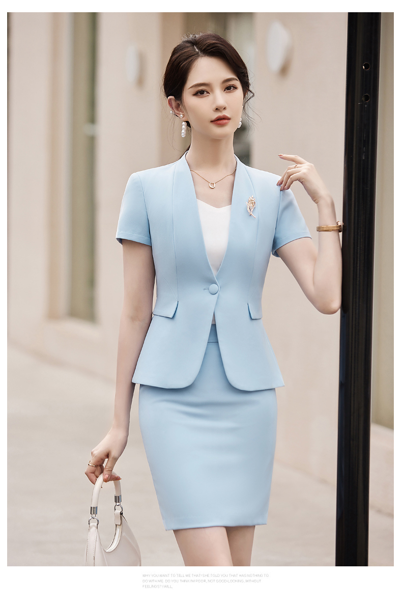 Crisp and stylish slim fit light luxury business fashion professional suit jacket 114-3031