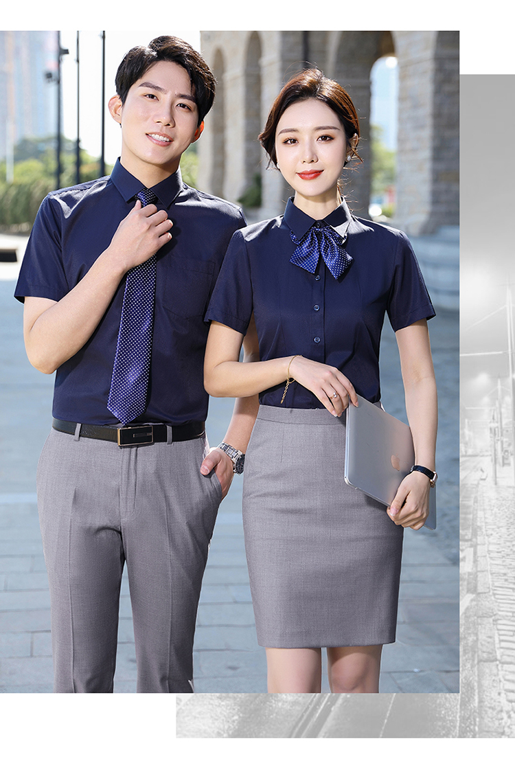 Professional short-sleeved shirt for men and women DJ1-802 short-sleeved shirt