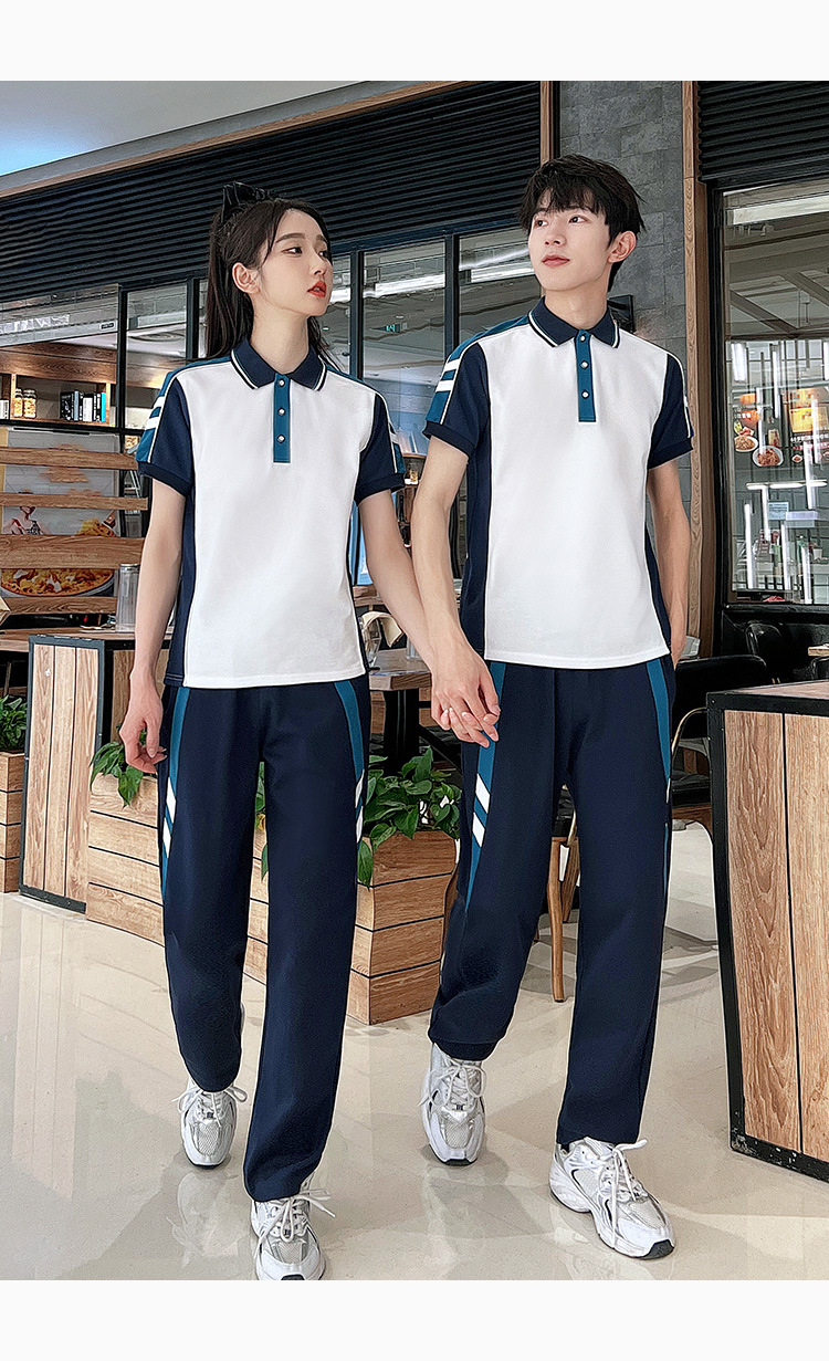 Middle school student college style junior high school class uniform three-piece suit H23-3827 three-piece suit