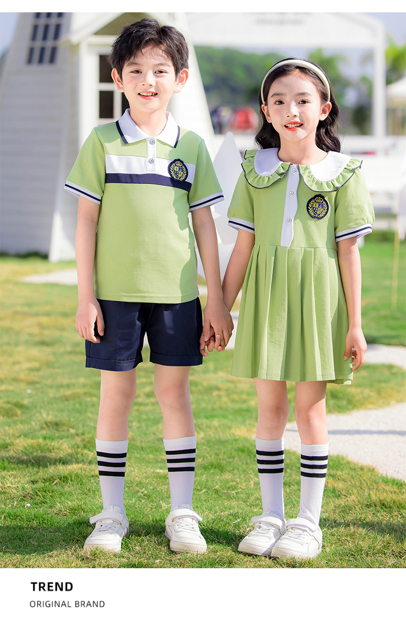 Comfortable campus British style school uniform suit 215-882+912