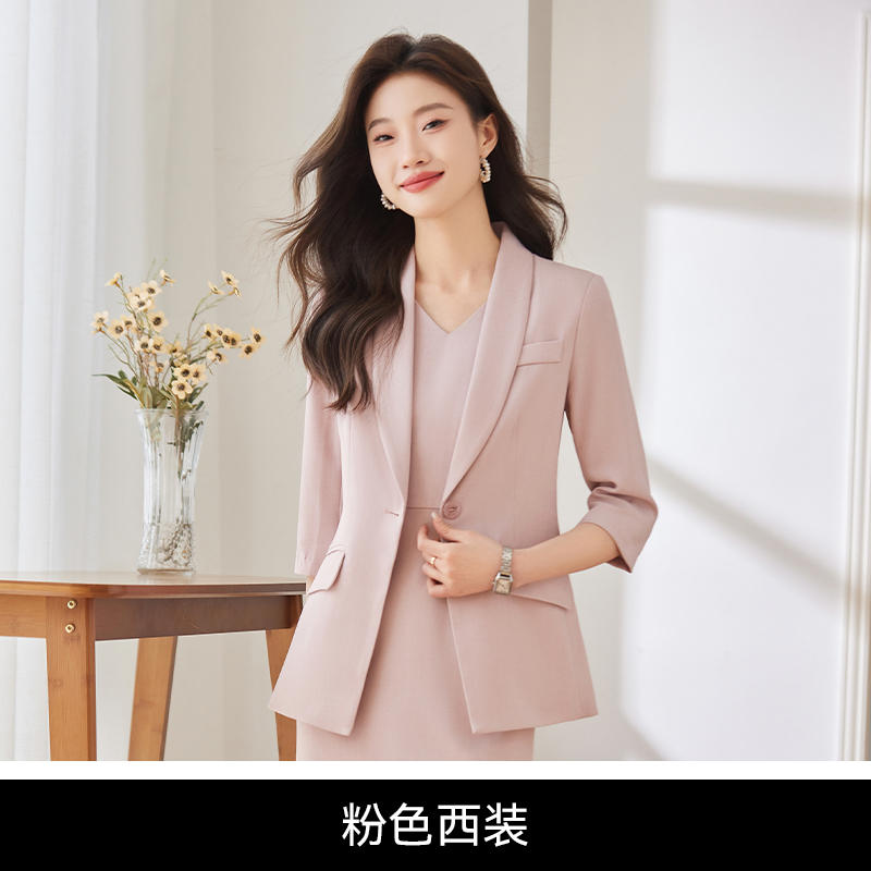 Fashion lapel waist slim commuter small suit jacket DB1-3301 jacket