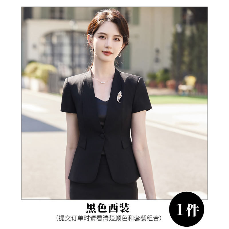 Crisp and stylish slim fit light luxury business fashion professional suit jacket 114-3031