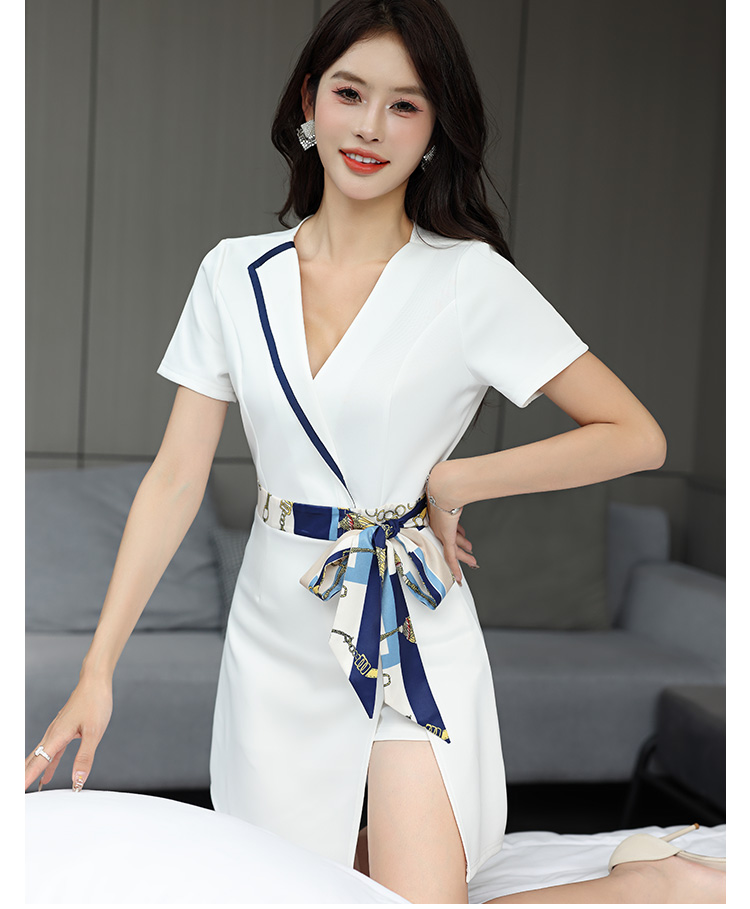 Health cloth spa beauty clothes foot bath massage technician clothes G25-2592-1