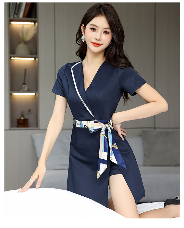 Health cloth spa beauty clothes foot bath massage technician clothes G25-2592-1