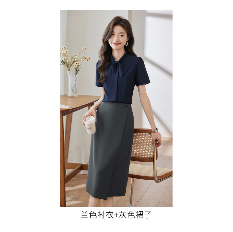 Waist slimming simple fashion skin-friendly commuting skirt DB1-706