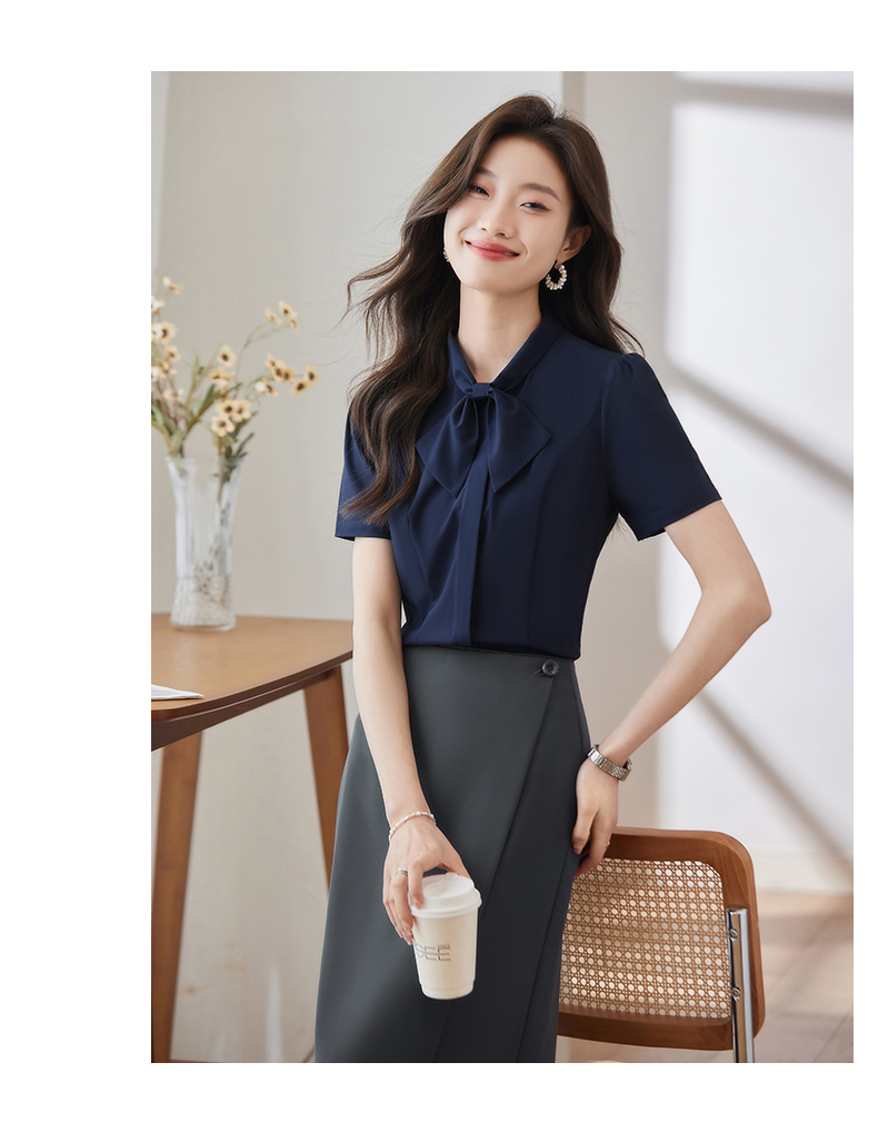 Waist slimming simple fashion skin-friendly commuting skirt DB1-706