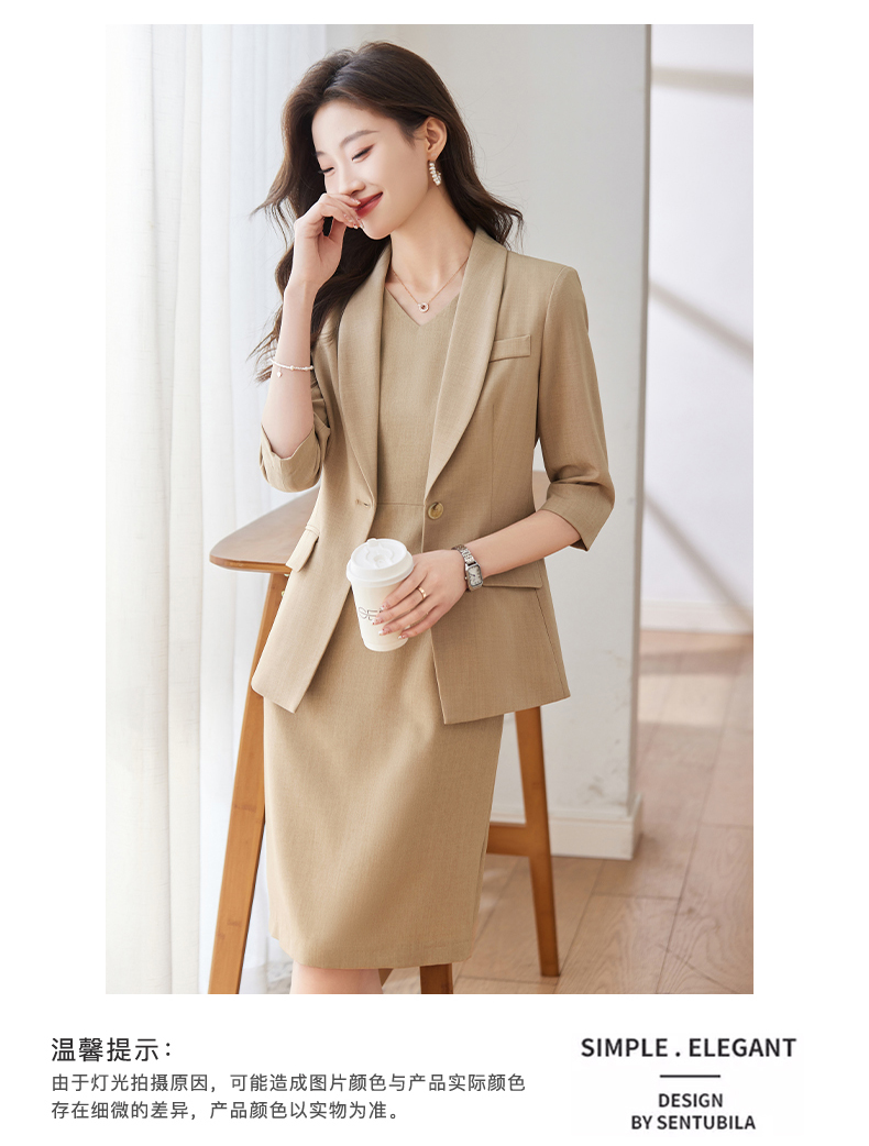 Fashion lapel waist slim commuter small suit jacket DB1-3301 jacket