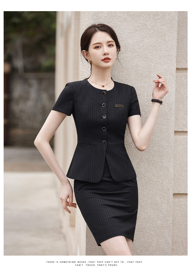 Slim waist design urban commuting business suit jacket 114-3019