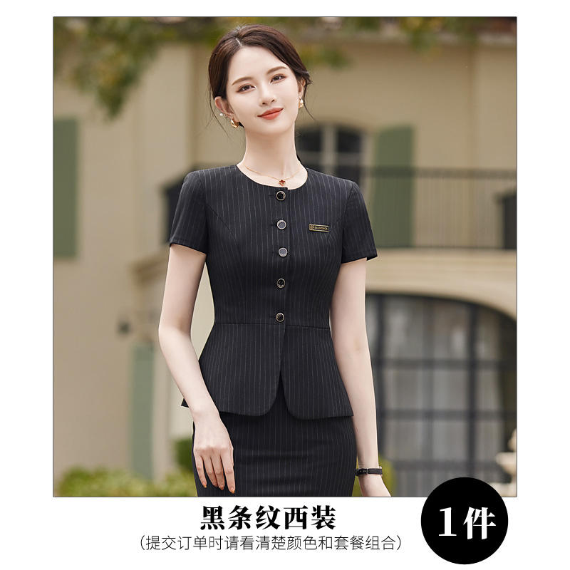 Slim waist design urban commuting business suit jacket 114-3019