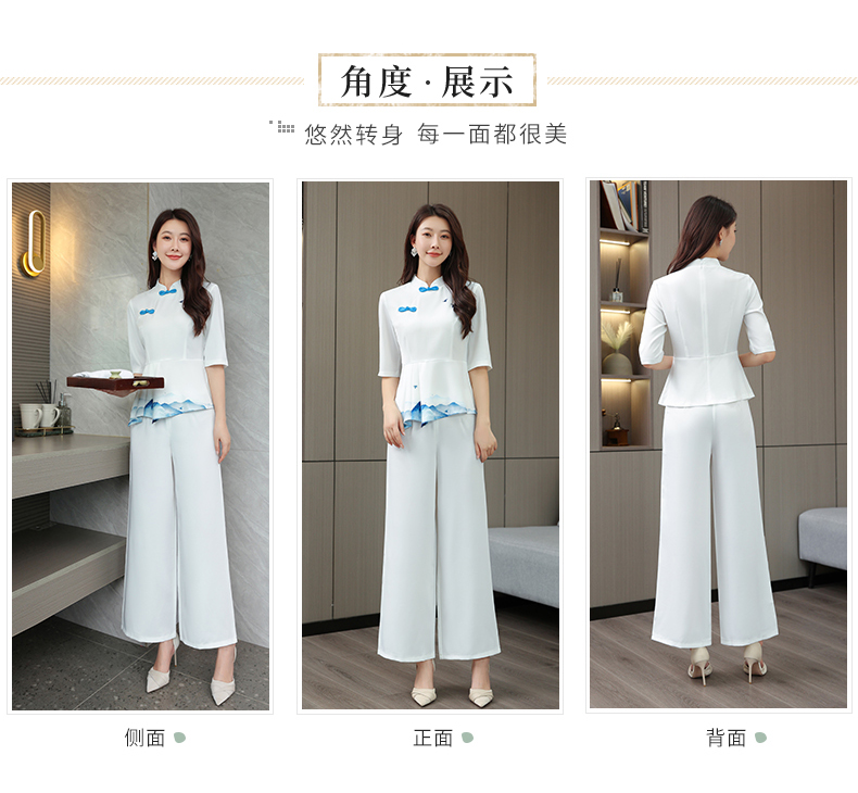 Soft, comfortable and breathable woven hotel clothing G25-3826