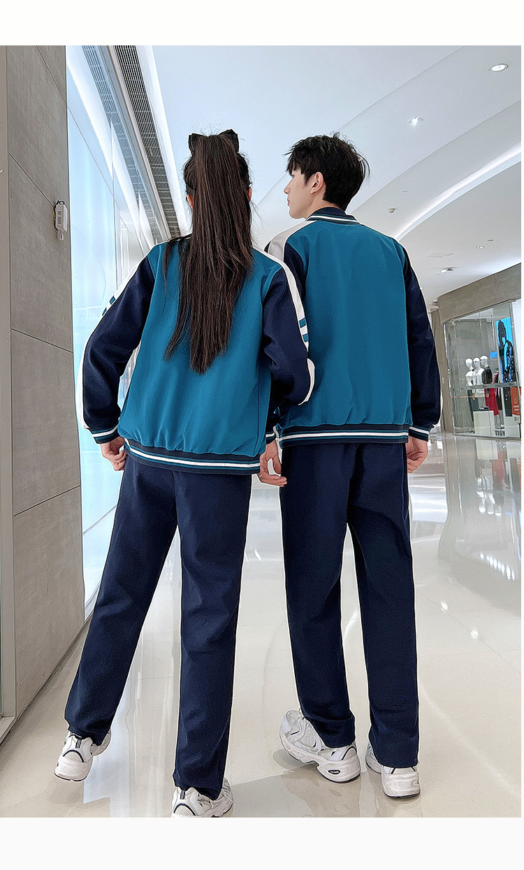 Middle school student college style junior high school class uniform three-piece suit H23-3827 three-piece suit