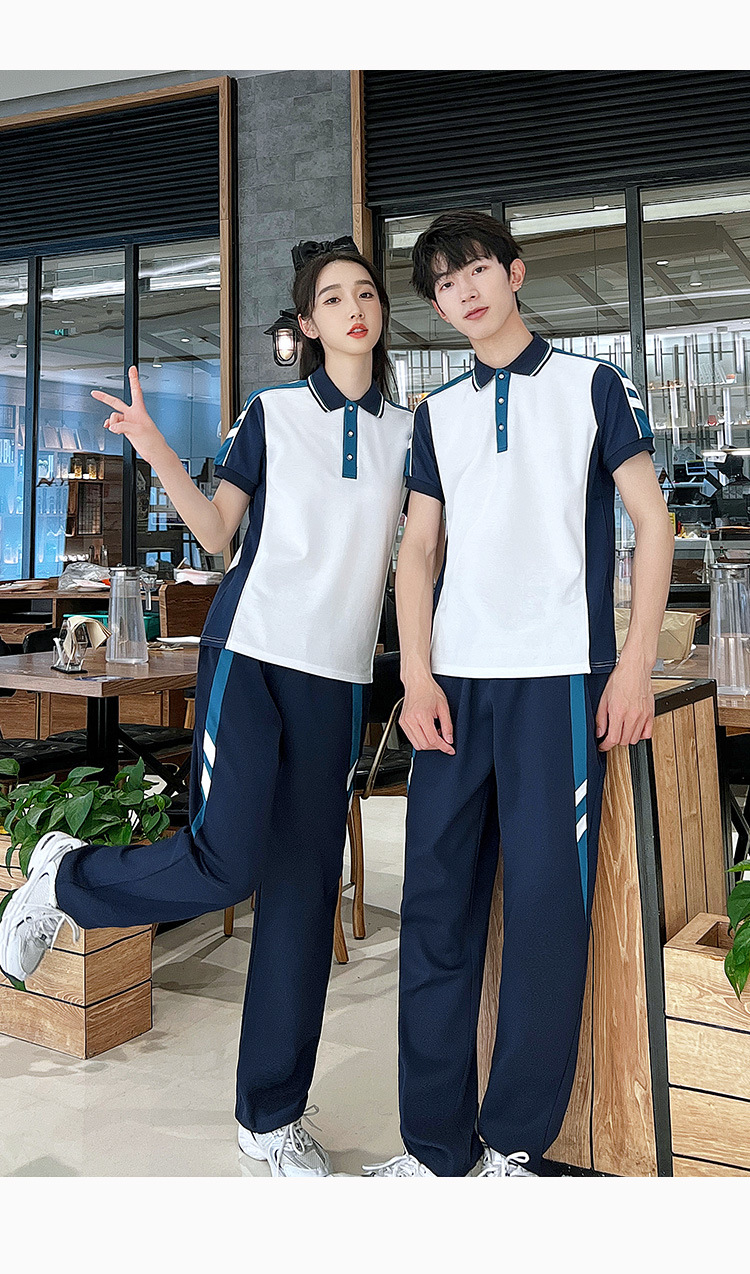 Middle school student college style junior high school class uniform three-piece suit H23-3827 three-piece suit