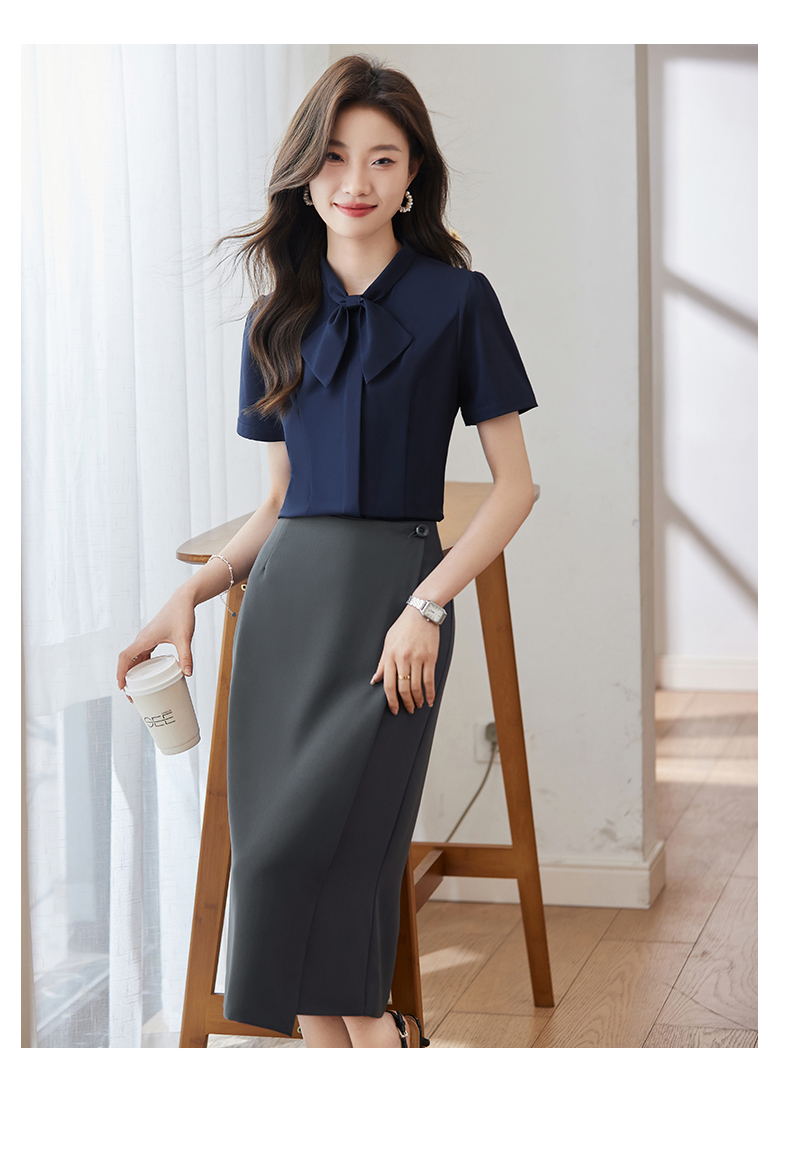 Waist slimming simple fashion skin-friendly commuting skirt DB1-706