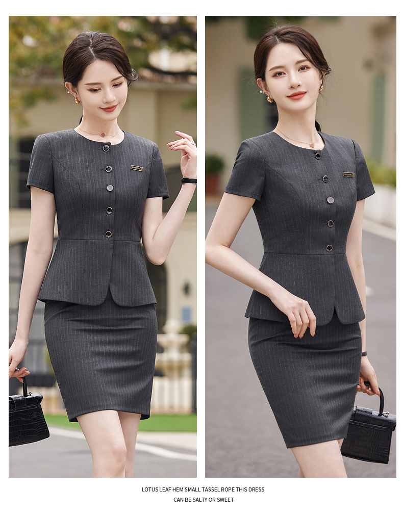 Slim waist design urban commuting business suit jacket 114-3019