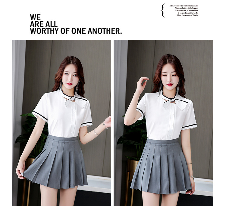 Women Fashion Technician Skirt Suit V02-1323