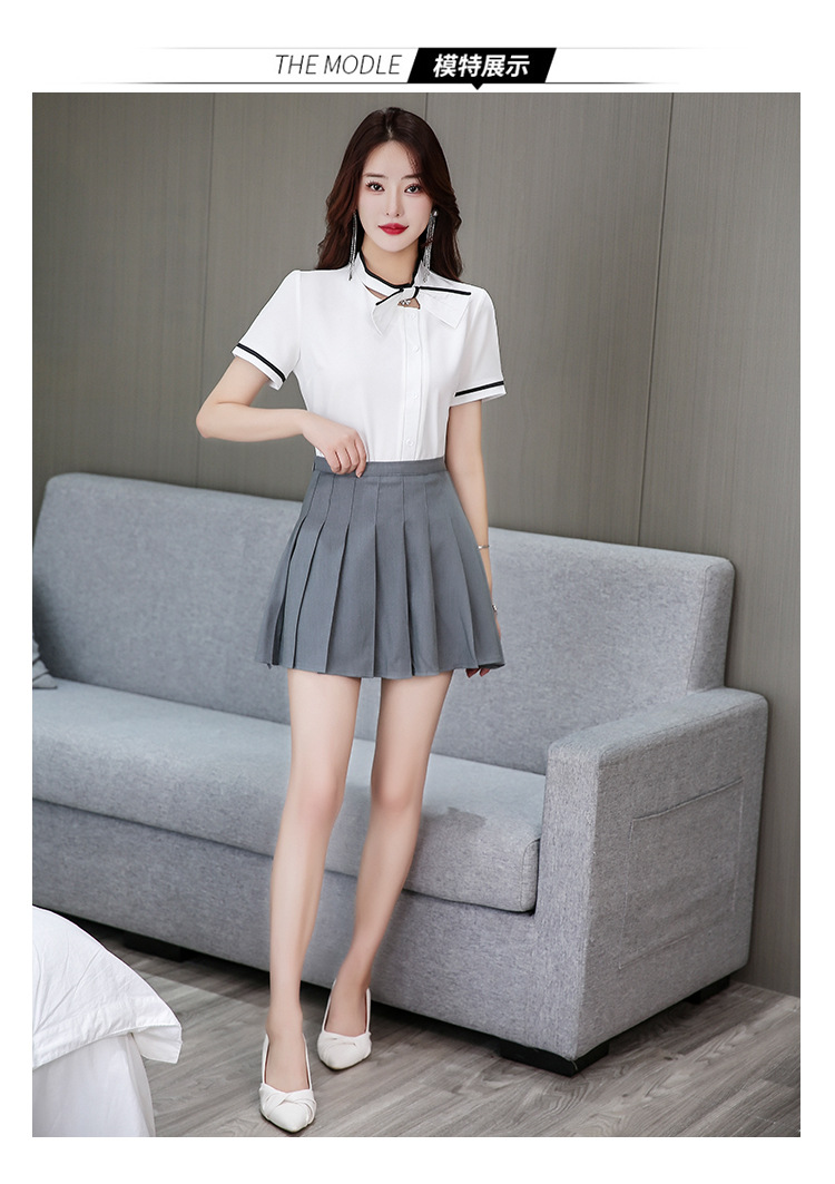 Women Fashion Technician Skirt Suit V02-1323