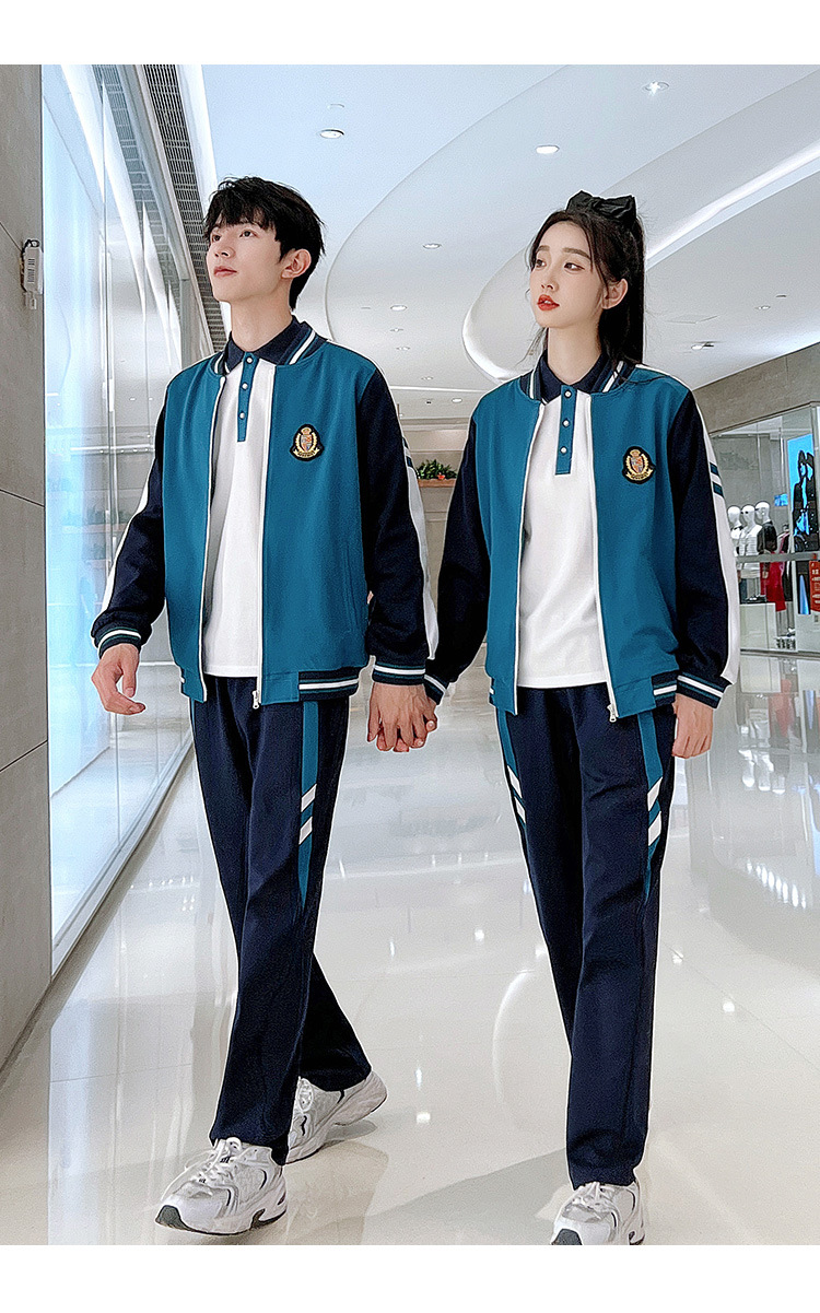 Middle school student college style junior high school class uniform three-piece suit H23-3827 three-piece suit