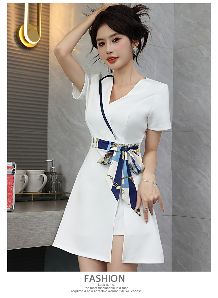 Health cloth spa beauty clothes foot bath massage technician clothes G25-2592-1