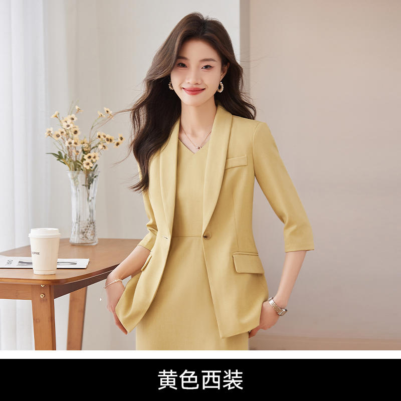 Fashion lapel waist slim commuter small suit jacket DB1-3301 jacket