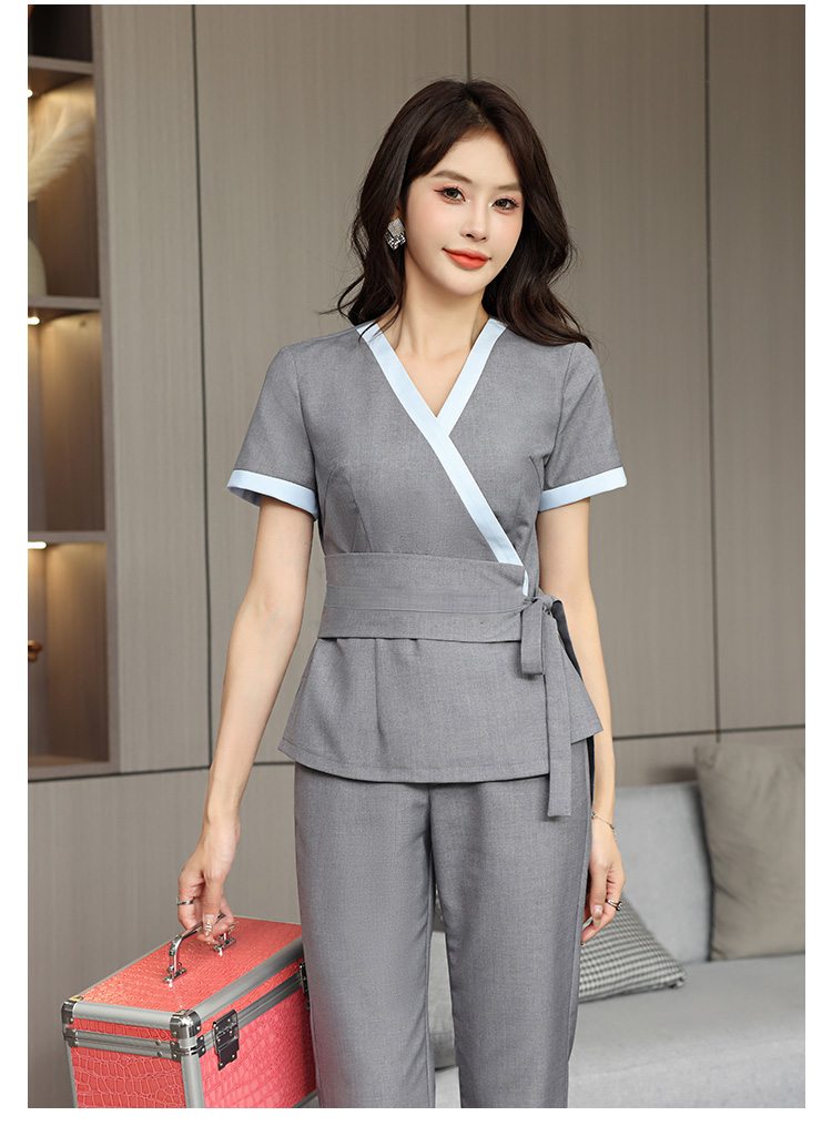 Comfortable breathable slim woven fashion hotel clothing G25-3828