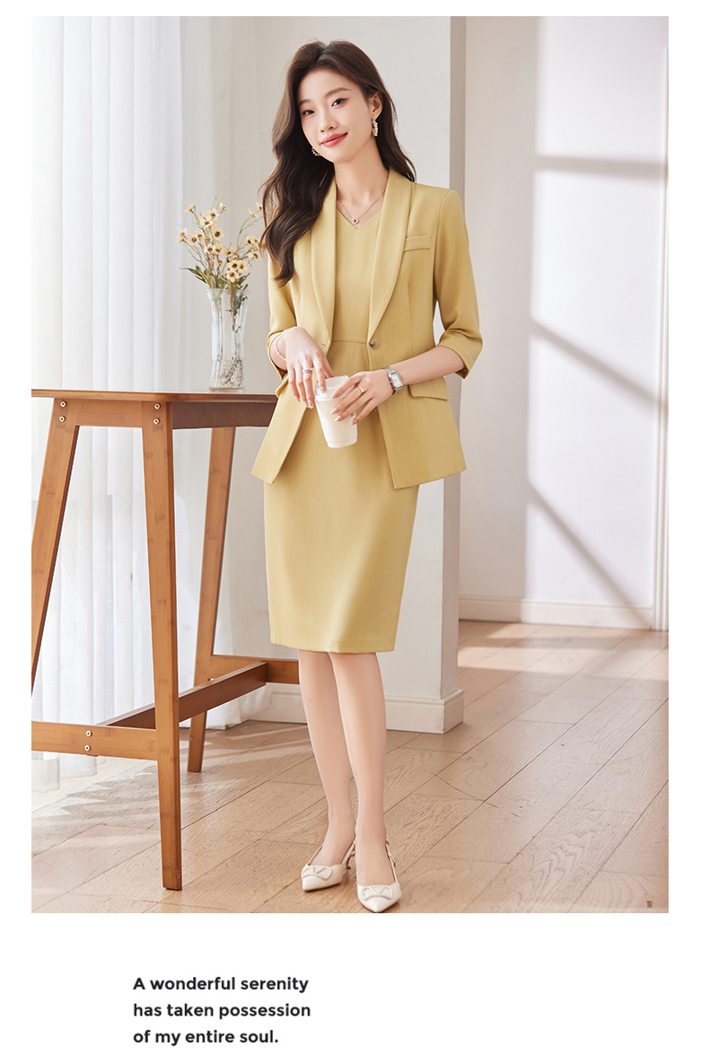 Fashion lapel waist slim commuter small suit jacket DB1-3301 jacket