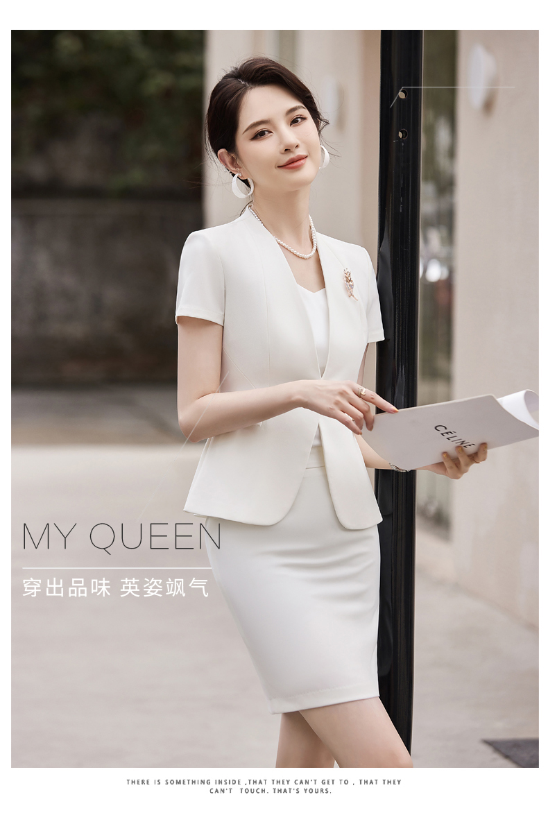 Crisp and stylish slim fit light luxury business fashion professional suit jacket 114-3031