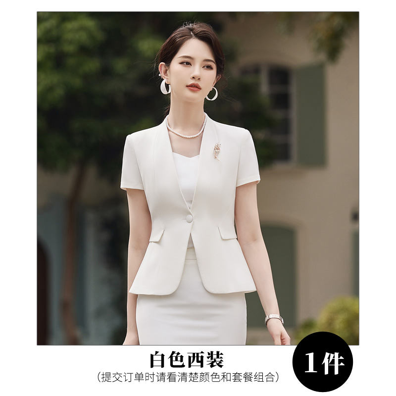 Crisp and stylish slim fit light luxury business fashion professional suit jacket 114-3031