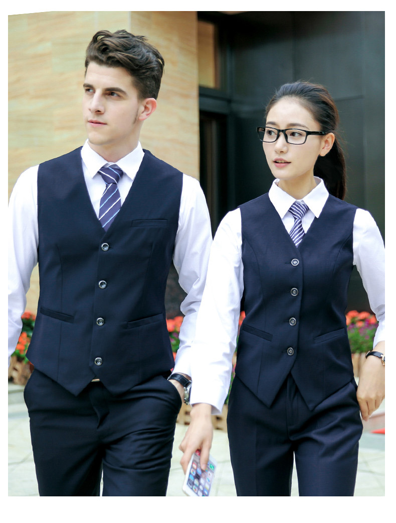 Urban white-collar business slim commuting two-button suit for men and women 81-8832 suit